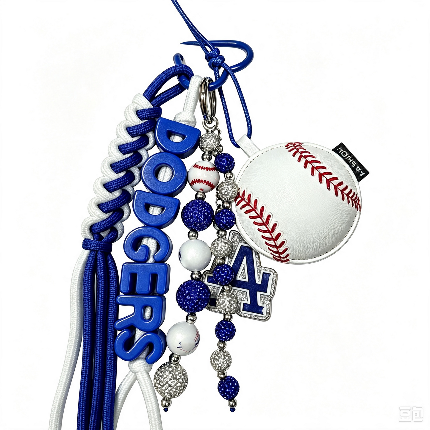 Baseball Keychain without Rhinestone