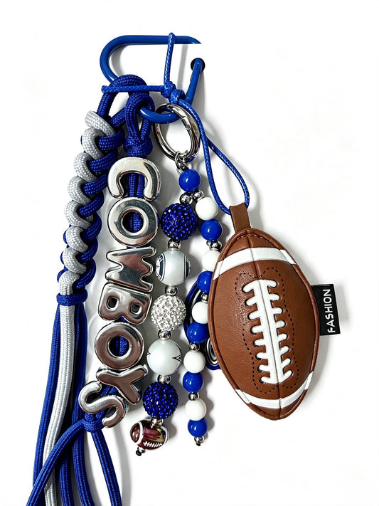 Football Keychain without Rhinestone