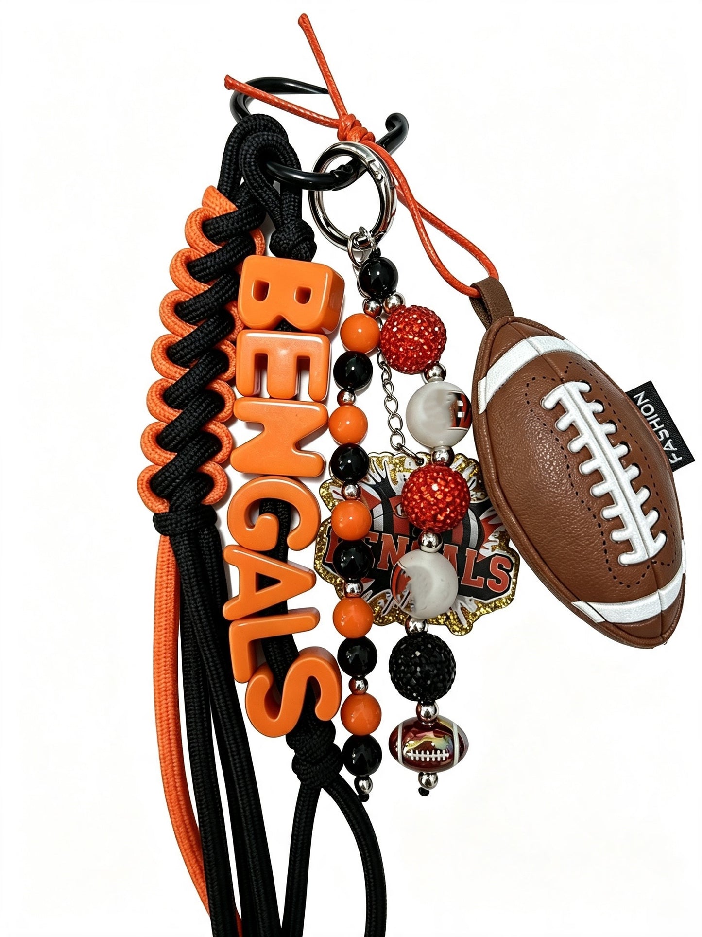 Football Keychain without Rhinestone