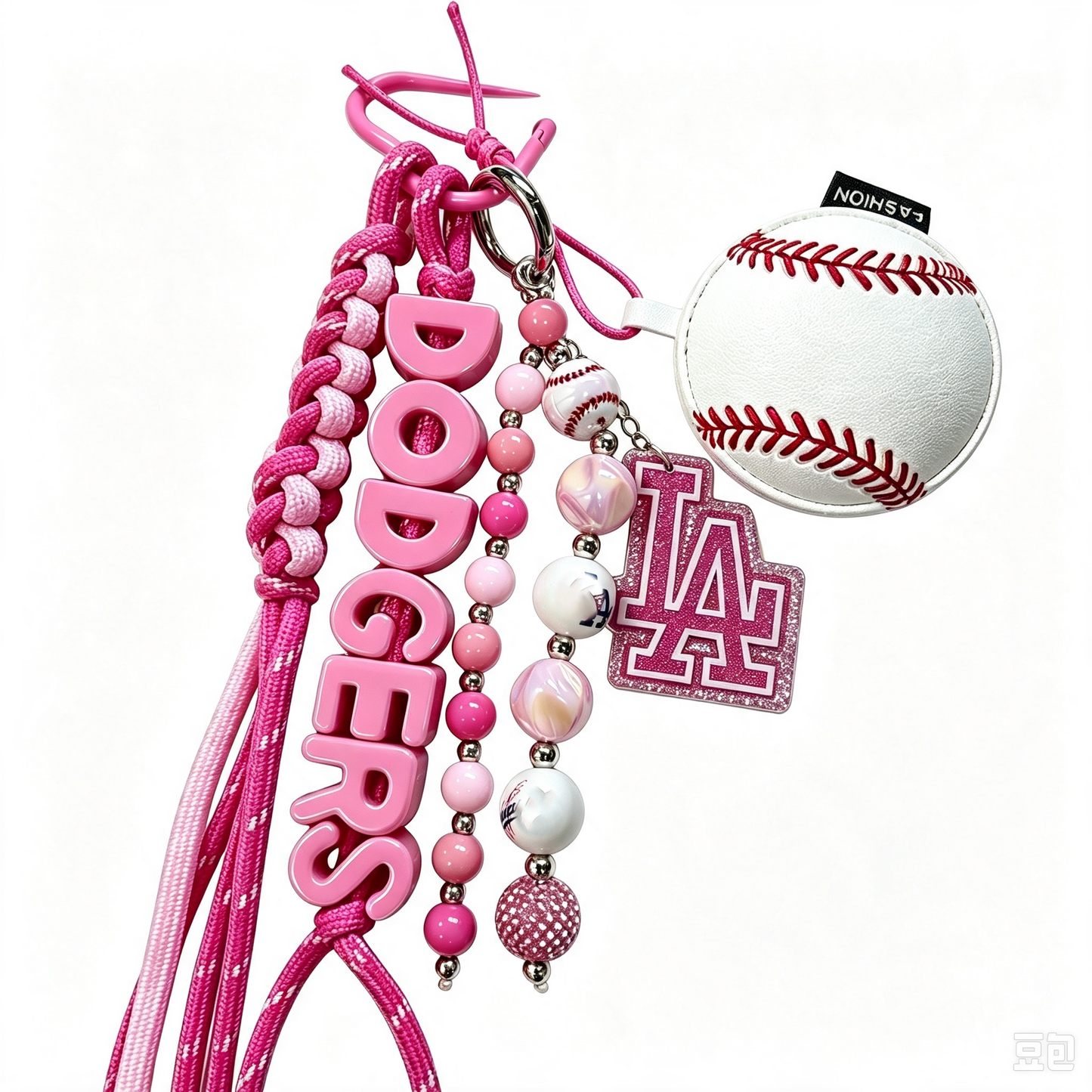 Baseball Keychain without Rhinestone