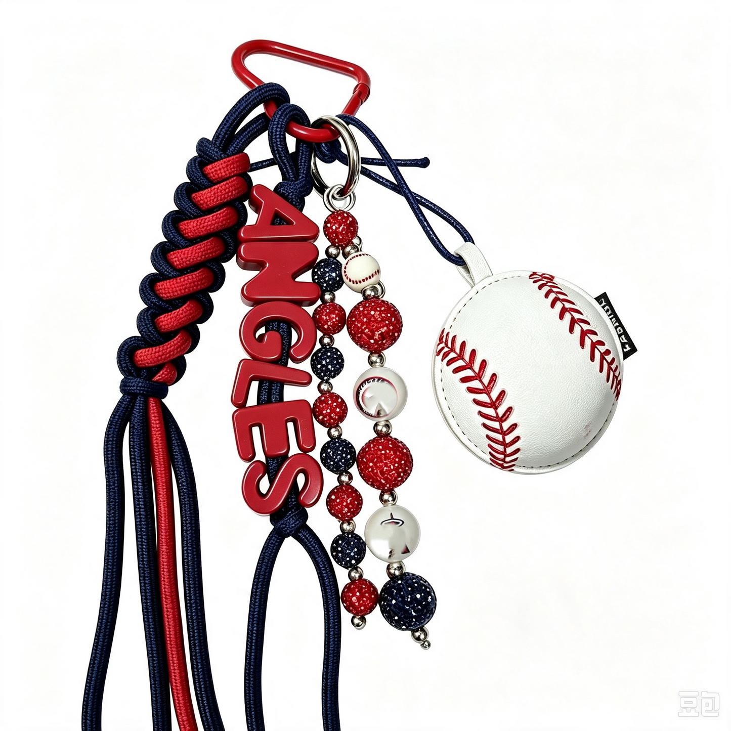 Baseball Keychain without Rhinestone